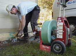 Samuel one of our experts is working on a drain cleaning in Orange CA